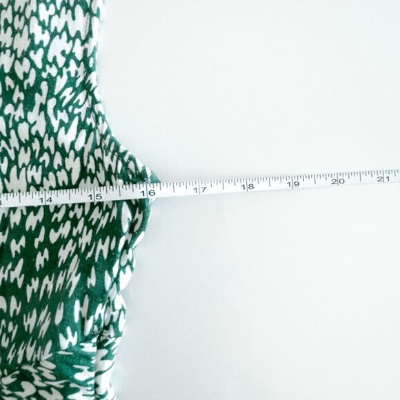 Moulinette Soeurs Women Midi Dress Sleeveless Patterned Green Medium - Picture 4 of 7